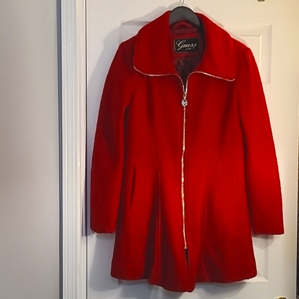 Crimson Red Women's Coat